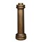 Special Lite Products Outdoor Decorative WRB1-BRZ Wrap Around Base for 3" Cast Aluminum Pole - Hand Rubbed Bronze